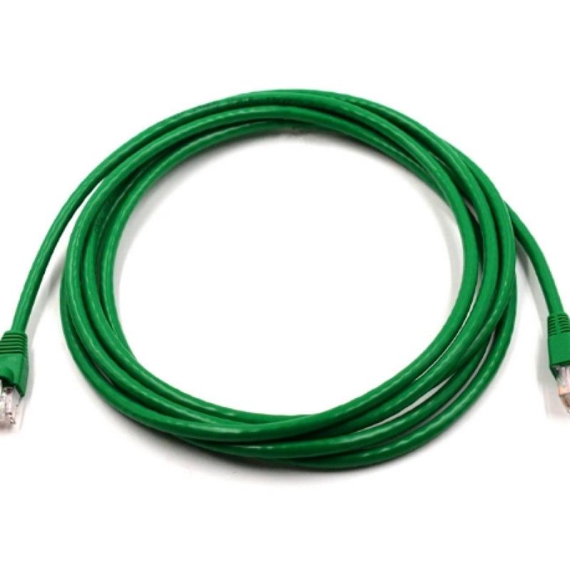 2 MTR CAT5E UTP PATCH CORD GREEN JE- FULL COPPER