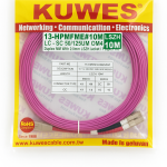 KUWES 10 MTR LC–SC 50/125μm Duplex MM Fiber Patch Cord LSZH
