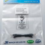 0.1M (10cm) RJ45 Ethernet Cable Cat6 UTP Patch Cord Black JE