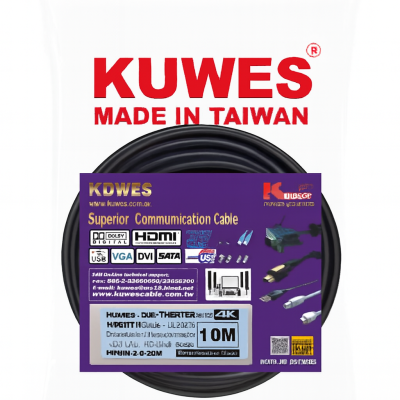 Kuwes Hdmi Cable 4K- 10 MTR