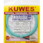 KUWES 10 MTR LC–SC 50/125μm Duplex MM Fiber Patch Cord LSZH