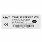 AMT 10-WAY C13 PDU WITH 32A INDUSTRIAL PLUG