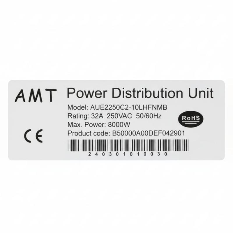 AMT 10-WAY C13 PDU WITH 32A INDUSTRIAL PLUG