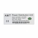 AMT 10-WAY UK PDU WITH C14 PLUG
