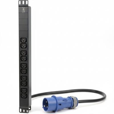 AMT 10-WAY C13 PDU WITH 32A INDUSTRIAL PLUG