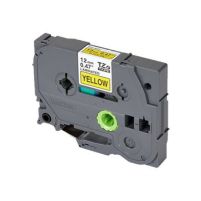 Brother TZe-631 Laminated Label Tape (Black on Yellow – 12mm x 8m)