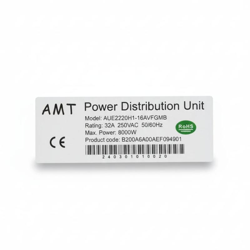 AMT 16-WAY PDU (12 × C13 + 4 × C19) WITH 32A INDUSTRIAL PLUG