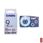 Casio 9 mm Black on White Label Tape