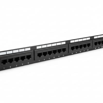 24-port UTP CAT6 loaded patch panel JE