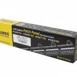 KUWES 24-Port CAT7 Patch Panel with SFTP Keystone Jacks