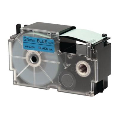 Casio 24mm Black on Blue Label Tape