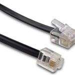 AMT Handmade Telephone Landline Extension Cord RJ-11 6P4C Plugs