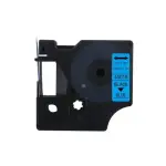 Dymo Tape 12mm x 7m Black on Blue
