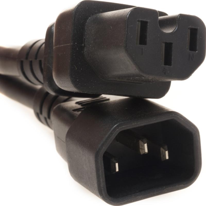 AMT 3MTR POWER CABLE C14-C15 CABLE 1mm² FULL COPPER
