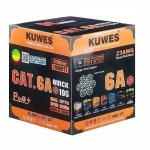 Kuwes F/UTP CAT6A 23AWG Outdoor Cable PE Jacket Black 305m