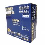 KUWES 100 MTR CAT6A UTP CABLE GREY