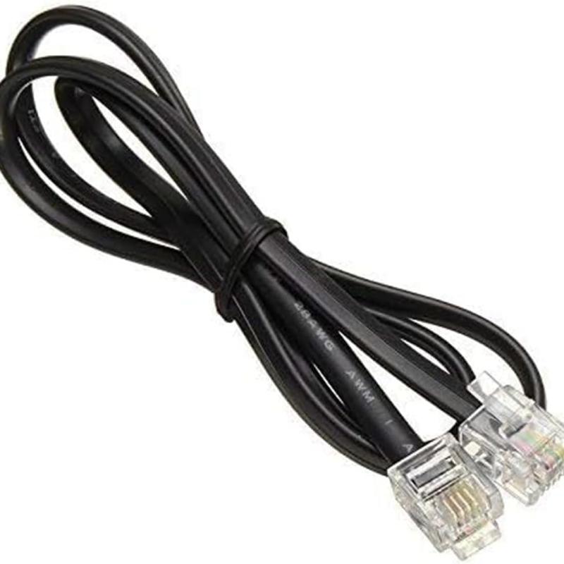 AMT Handmade Telephone Landline Extension Cord RJ-11 6P4C Plugs