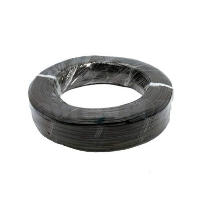 4 Core Flat Telephone Cable Roll Black 100 Yards