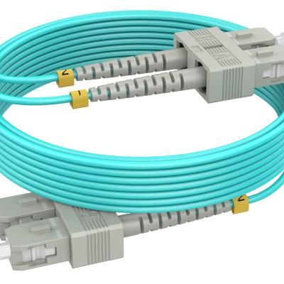 KUWES 5 MTR SC–SC 50/125μm Duplex MM Fiber Patch Cord LSZH