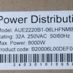 AMT 6-WAY UK PDU WITH 32A INDUSTRIAL PLUG