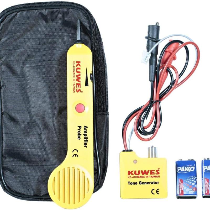 KUWES KS-470 Cable Tracer (Amplifier Probe + Tone Generator)