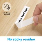 Casio 12mm Black on White Label Tape