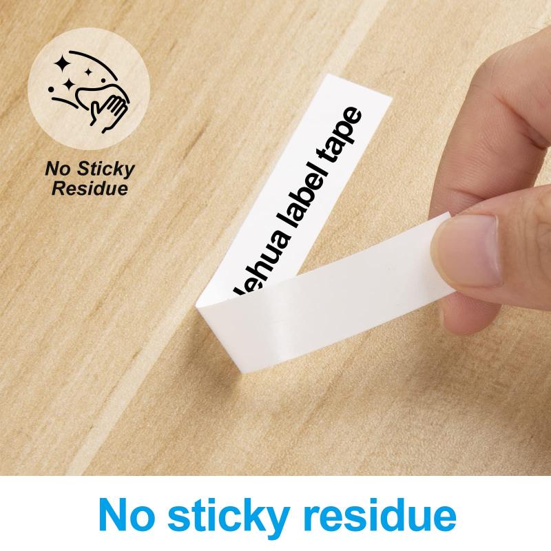 Casio 12mm Black on White Label Tape