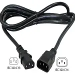 AMT 1.8 MTR POWER CABLE C13-C14 CABLE 1.0 mm² FULL COPPER