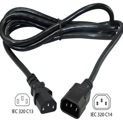 AMT 3 MTR POWER CABLE C13-C14 CABLE 1mm² FULL COPPER