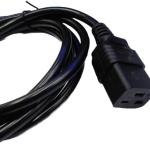 AMT 1.8MTR POWER CABLE 3 PIN UK TO C19 CABLE 1.5 mm² FULL COPPER