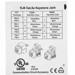 RJ45 CAT5E KEYSTONE JACK JE