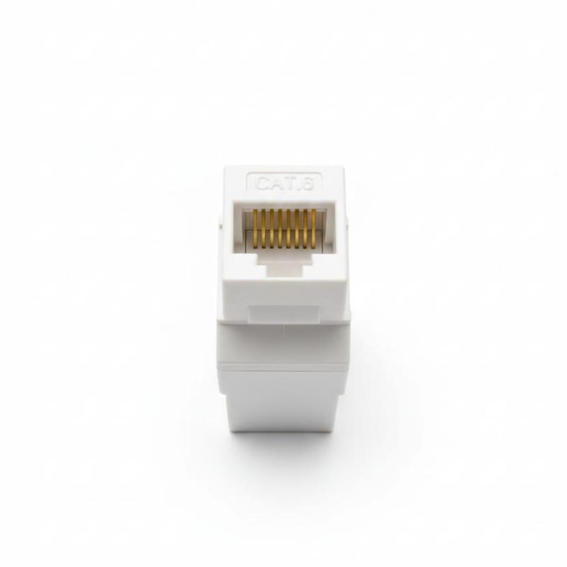 RJ45 CAT6 INLINE COUPLER KEYSTONE TYPE JE