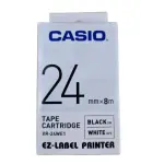 Casio 24mm Black on White Label Tape