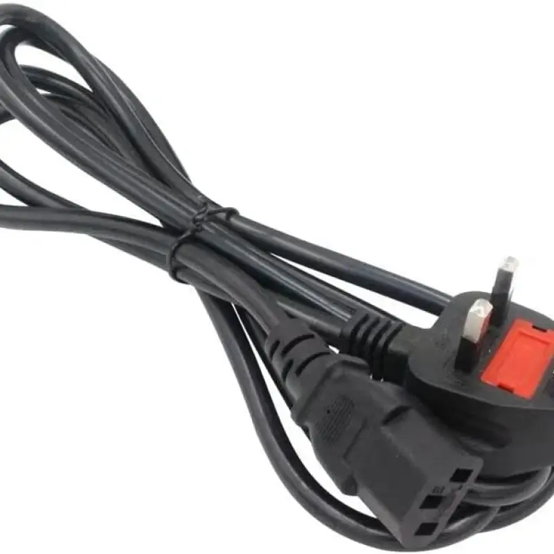 AMT 1.8 MTR POWER CABLE 3 PIN UK TO C13 CABLE 1.0 mm² FULL COPPER