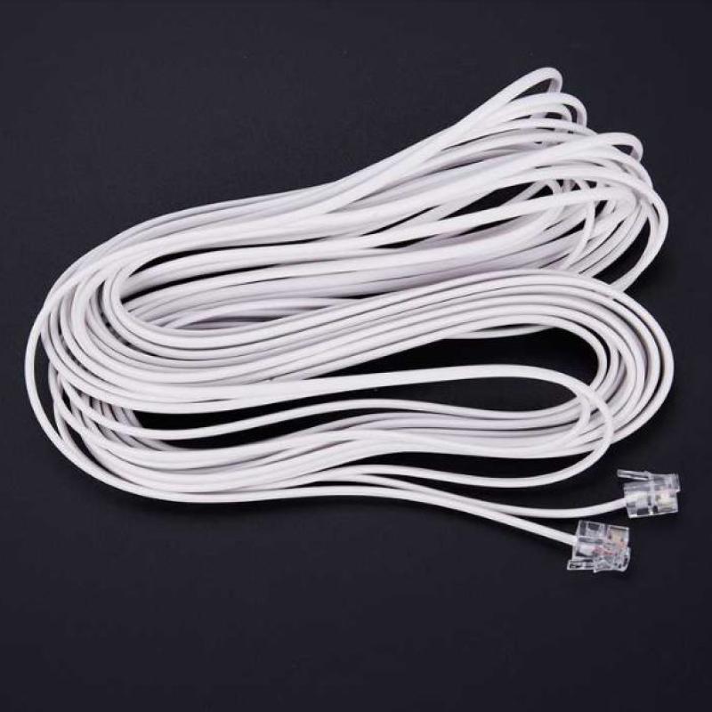 AMT Handmade Telephone Landline Extension Cord RJ-11 6P4C Plugs