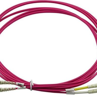 KUWES 1 MTR LC–SC 50/125μm Duplex MM Fiber Patch Cord LSZH