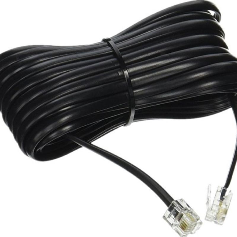 AMT Handmade Telephone Landline Extension Cord RJ-11 6P4C Plugs