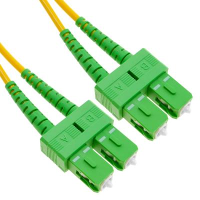 KUWES SC/APC to SC/APC Duplex Fiber Optic Patch Cord – 3M