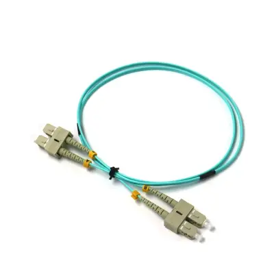 KUWES 1 MTR SC–SC 50/125μm Duplex MM Fiber Patch Cord LSZH