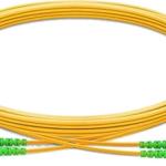 KUWES SC/APC to SC/APC Duplex Fiber Optic Patch Cord – 5M