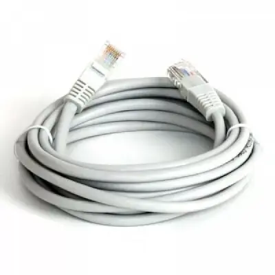 5 MTR CAT5E UTP PATCH CORD GREY JE- FULL COPPER