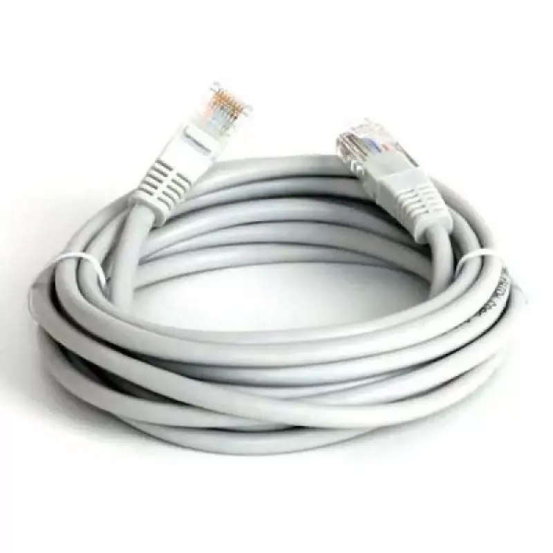 5 MTR CAT5E UTP PATCH CORD GREY JE- FULL COPPER