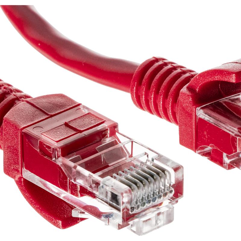 3 MTR CAT5E UTP PATCH CORD RED JE- FULL COPPER