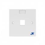 JE SINGLE PORT RJ45 FACE PLATE