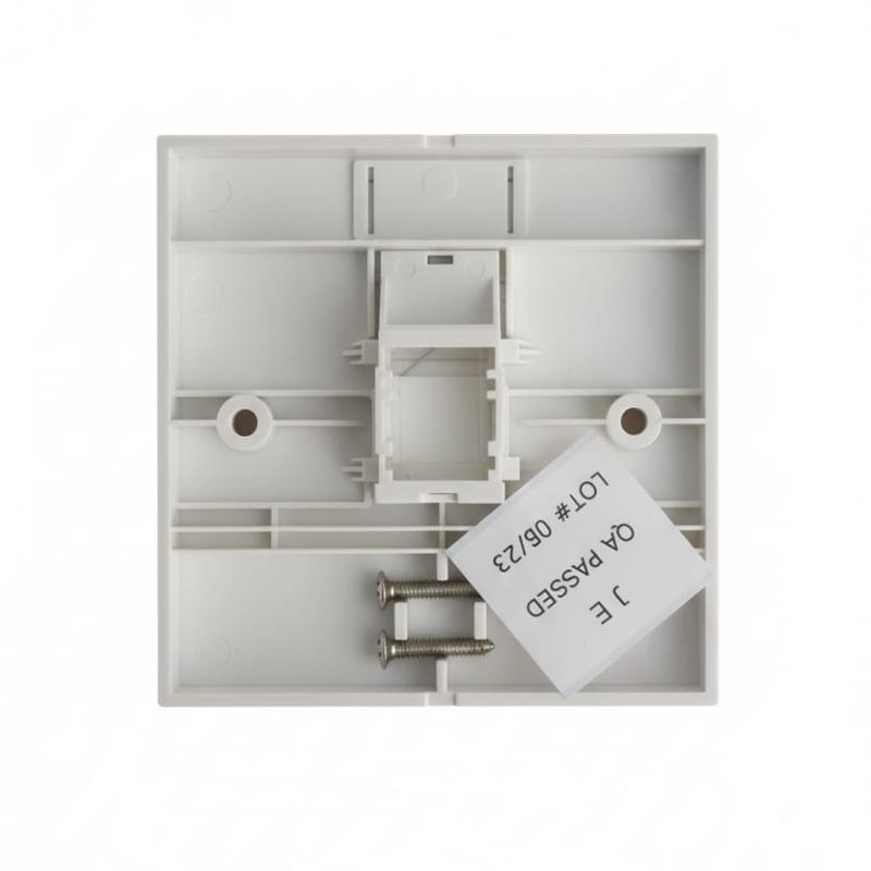 JE SINGLE PORT RJ45 FACE PLATE
