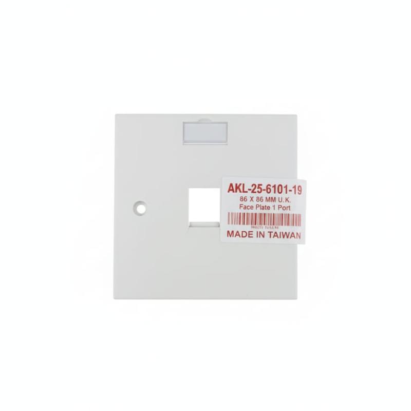 KUWES SINGLE PORT RJ45 FACE PLATE