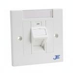 JE ANGULAR SINGLE PORT RJ45 FACE PLATE