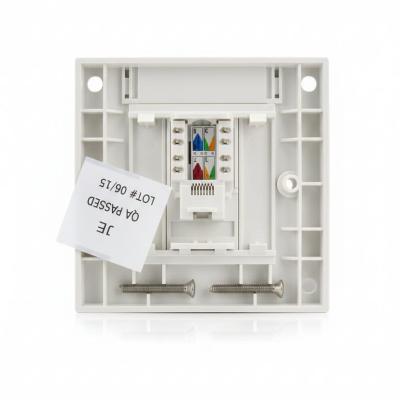 JE Single Port Cat6 Fixed Type Face Plate