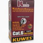 Cat.6 FTP Solid Outdoor PE Lan Cable 23AWG black 305M KUWES
