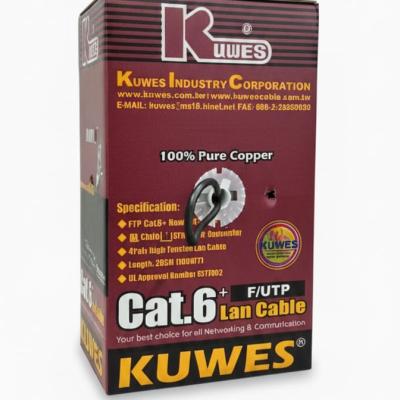 Cat.6 FTP Solid Outdoor PE Lan Cable 23AWG black 305M KUWES
